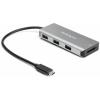 StarTech.com 3 Port 10Gbps USB C Hub with SD Card Reader – 3x USB-A & 1x SD Slot – Portable USB 3.1 Type C Adapter Hub – Laptop Hub – USB Bus Powered – Thunderbolt 3 Compatible , TAA (HB31C3ASDMB)
