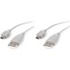 StarTech.com 3 ft. (0.9 m) Right Angle USB to Mini USB Cable – USB 2.0 A to Right Angle Mini B – Black – Mini USB Cable (USB2HABM3RA)(1 Count (Pack of 2))