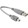 StarTech.com 3 ft. (0.9 m) Right Angle USB to Mini USB Cable – USB 2.0 A to Right Angle Mini B – Black – Mini USB Cable (USB2HABM3RA)(6in / 15cm)