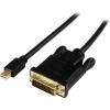 StarTech.com 3 ft Mini DisplayPort to DVI Active Adapter Converter Cable – 3ft (0.9m) Active mDP to DVI M/M Cable for PC 1920×1200 – Black(Black)