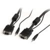 StarTech.com 30 ft Coax High Resolution Monitor VGA Cable with Audio HD15 M/M (MXTHQMM30A)(35 ft)