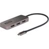 StarTech.com 3-Port USB-C Multi-Monitor Adapter, USB Type-C to 3x HDMI MST Hub, Triple 4K 60Hz HDMI Laptop Display Extender / Splitter, HDR, Extra-Long Built-In Cable, Windows (MST14CD123HD)(3x HDMI)