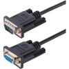 StarTech.com 3m RS232 Serial Null Modem Cable, Crossover Serial Cable w/Al-Mylar Shielding, DB9 Serial COM Port Cable Female to Male, Compatible w/DTE Devices, Black, F/M (9FMNM-3M-RS232-CABLE)