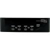 StarTech.com 4 Port DVI VGA Dual Monitor KVM Switch USB with Audio and USB 2.0 Hub, TAA (SV431DDVDUA)(4 Port)