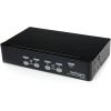 StarTech.com 4 Port Professional VGA USB KVM Switch with Hub – 1U Rack-mountable KVM Switch , TAA (SV431USB)(USB | USB 2.0 Hub)
