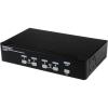 StarTech.com 4-Port KVM Switch for DVI Computers – 1U Rack-Mount KVM Switch with Audio – DVI KVM switch -2 port – 1U , TAA (SV431DVIUA)