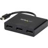 StarTech.com 4-Port Multi Monitor Adapter – Mini DisplayPort to DisplayPort MST Hub – 4x 1080p – Video Splitter for Extended Desktop Mode on Windows PCs Only – mDP to Quad DP Monitors (MSTMDP124DP)(mDP to 3x DP)