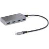 StarTech.com 4-Port USB-C Hub – 5Gbps – Bus Powered – USB C to 4x USB-A Hub w/ Optional Auxiliary Power Input – Portable Desktop/Laptop USB Hub – 1ft (30cm) Cable – USB Expansion Hub (5G4AB-USB-C-HUB)(Space Gray)