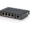 StarTech.com 5-Port Ethernet Switch – 10/100Mbps Industrial Networking Solution – IP30-rated Energy Efficient Internet Switch , TAA (IES5102)