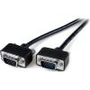 StarTech.com 6 ft. (1.8 m) VGA to VGA Cable – HD15 Male to HD15 Male – Coaxial High Resolution – Low Profile – VGA Monitor Cable (MXT101MMLP6),Black(10 ft)