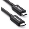 StarTech.com 6.6ft (2m) Passive Thunderbolt 3 Cable, 20Gbps, 100W PD, 4K Video, Thunderbolt Cable, Compatible with USB4/DP Alt Mode, Thunderbolt 4, USB 3.2/Type-C (TBLT3MM2MW)(6ft)