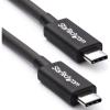 StarTech.com 6.6ft (2m) Passive Thunderbolt 3 Cable, 20Gbps, 100W PD, 4K Video, Thunderbolt Cable, Compatible with USB4/DP Alt Mode, Thunderbolt 4, USB 3.2/Type-C (TBLT3MM2MW)(1.5ft)