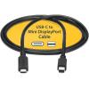 StarTech.com 6ft / 1.8m USB-C to Mini DisplayPort Cable – 4K 60Hz – Black – USB 3.1 Type C to mDP Adapter (CDP2MDPMM6B)(1m/3 ft)