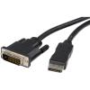 StarTech.com 6ft (1.8m) DisplayPort to DVI Cable, DP to DVI-D Video Adapter Converter Cable, Replaced by DP2DVI2MM6(3m (10ft))