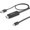 StarTech.com 6ft (2m) HDMI to Mini DisplayPort Cable 4K 30Hz – Active HDMI to mDP Adapter Converter Cable with Audio – USB Powered – Mac & Windows – Male to Male Video Adapter Cable (HD2MDPMM2M)(6 ft / 2 m)
