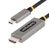 StarTech.com 6ft (2m) USB-C to HDMI Adapter Cable, 8K 60Hz, 4K 144Hz, HDR10, USB Type-C to HDMI 2.1 Video Converter Cable, USB-C DP Alt Mode/USB4/Thunderbolt 3/4 Compatible (135B-USBC-HDMI212M)(1m / 3ft)
