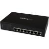 StarTech.com 8 Port Unmanaged Industrial Gigabit Power Over Ethernet Switch – 802.3af/at PoE+ Switch – Wall Mountable – PoE Network Switch (IES81000POE),Black