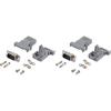 StarTech.com Assembled DB9 Male Solder D-SUB Connector with Plastic Backshell (C9PSM)(1 Count (Pack of 2))