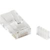 StarTech.com Cat 6 RJ45 Stranded Modular Plug Connector – 50 Pack (CRJ45C6STR50)(Cat6 – Solid)