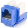StarTech.com Cat5e RJ45 Keystone Jack Blue – 110 Type (KEYSTONE110B)