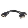 StarTech.com DMS-59 to DisplayPort – 8in – DMS 59 to 2x DP – Y Cable – DMS-59 Adapter – DisplayPort Splitter Cable – LFH Cable (DMSDPDP1),Black(1x DVI and 1x VGA)
