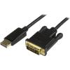StarTech.com DisplayPort to DVI Converter Cable – DP to DVI Adapter – 3ft – 1920×1200 (DP2DVI2MM3)(1 Count (Pack of 1))