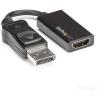 StarTech.com DisplayPort to HDMI Adapter – 4K 60Hz Active DP 1.4 to HDMI 2.0 Video Converter – DP to HDMI Monitor/TV/Display Cable Adapter Dongle – Latching DP Connector (DP2HD4K60S), Black(Adapter)