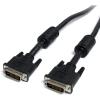 StarTech.com Dual Link DVI-I Cable – 10 ft – Digital and Analog – Male to Male Cable – Computer Monitor Cable – DVI Cord – DVI to DVI Cable (DVIIDMM10) Black(10 ft / 3m)
