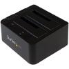 StarTech.com Dual-Bay USB 3.1 to SATA Hard Drive Docking Station, USB 3.1 (10 Gbps), External 2.5/3.5″ SATA I/II/III, SSD/HDD Docking Station, Hot-Swap Hard Drive Bay, Top-Loading (SDOCK2U313)