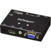 StarTech.com HDMI to VGA Adapter – 1920×1080 – HDMI Converter with Audio Output – VGA to HDMI Monitor Adapter (HD2VGAA2),Black(HDMI to VGA with Switching)