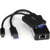 StarTech.com Lenovo ThinkPad X1 Carbon VGA and Gigabit Ethernet Adapter Kit – MDP to VGA – USB 3.0 to GbE (LENX1MDPUGBK)(Lenovo X1 Carbon 2)