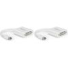 StarTech.com Mini DisplayPort to DVI Adapter – Mini DP to DVI-D Converter – 1080p Video – mDP or Thunderbolt 1/2 Mac/PC to DVI Monitor – mDP 1.2 to DVI Single-Link Adapter Dongle – White (MDP2DVIW)(Adapter (Pack of 2))