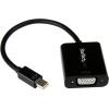 StarTech.com Mini DisplayPort to VGA Adapter – Active Mini DP to VGA Converter – 1080p Video – mDP or Thunderbolt 1/2 Mac/PC to VGA Monitor/Projector/Display – mDP 1.2 to VGA Dongle – Black (MDP2VGA2)