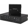 StarTech.com Multi-Input HDBaseT Extender with Built-in Switch – DisplayPort VGA and HDMI Over CAT5e or CAT6 – Up to 4K – up to 230 ft, TAA (STDHVHDBT)
