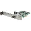StarTech.com PCI Express (PCIe) Gigabit Ethernet Multimode SC Fiber Network Card Adapter NIC – 550m – PCIe GbE Fiber Optic Network Card, TAA (PEX1000MMSC2)(Open SFP Slot (Female))