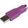 StarTech.com Replacement PS/2 Keyboard to USB Adapter – F/M – Keyboard adapter – PS/2 (F) to USB (M) – GC46MFKEY, Purple