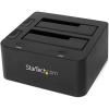 StarTech.com Single Bay USB 3.0 to SATA Hard Drive Docking Station, USB 3.0 (5 Gbps) Hard Drive Dock, External 2.5/3.5″ SATA I/II/III HDD/SSD Docking Station, Top-Loading Hard Drive Bay (SATDOCKU3S)(2 Bay)