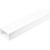 StarTech.com Solid Cable Management Raceway with Adhesive Tape & Cover, 1-3/4″(45mm) W x 1-1/8″(27mm) H – 6ft(1.8m) Length, PVC Network/Power Cord Hider – Wall Wire Duct System, UL Listed, TAA(1.06 in. (27mm) x 1.77 in. (45.1mm))