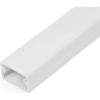 StarTech.com Solid Cable Management Raceway with Adhesive Tape & Cover, 3/4″(19mm) W x 3/8″(11mm) H – 3ft(1m) Length, PVC Network/Power Cord Hider/Wall Wire Duct, Max 6 Cables, UL Listed, TAA