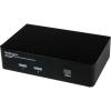 StarTech.com StarTech.com 4-Port Dual Monitor HDMI KVM Switch with Audio & USB 3.0 hub – 4K 30Hz – 4 PC Mac Computer KVM Switch Box for HDMI Display , TAA (SV431DHD4KU)(2 Port | 1 Monitor)