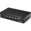 StarTech.com StarTech.com 4-Port Dual Monitor HDMI KVM Switch with Audio & USB 3.0 hub – 4K 30Hz – 4 PC Mac Computer KVM Switch Box for HDMI Display , TAA (SV431DHD4KU)(4 Port | 1 Monitor)