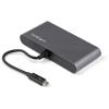 StarTech.com Thunderbolt 3 Mini Dock – Portable Dual Monitor Docking Station w/HDMI 4K 60Hz, 2X USB-A Hub (3.0/2.0), GbE – 11in/28cm Cable – TB3 Multiport Adapter – Mac/Windows (TB3DKMHDL)(2x HDMI + USB & Ethernet)
