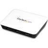StarTech.com USB 3.0 to Dual Port Gigabit Ethernet Adapter w/USB Port – 10/100/100 – USB Gigabit LAN Network NIC Adapter (USB32000SPT)(White)