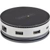 StarTech.com USB C Multiport Adapter – USB 3.1 Gen 2 10Gbps Type-C Mini Dock with 4K 60Hz HDMI/DisplayPort or 1080p VGA – 75W PD Passthrough, 3-Port USB Hub, GbE – Mobile Docking Station (DKT31CHDVCM)