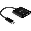 StarTech.com USB C to DisplayPort Adapter with Power Delivery – 8K 60Hz /4K 120Hz USB Type C to DP 1.4 Video Converter w/ 60W PD Pass-Through Charging – HBR3 – Thunderbolt 3 Compatible (CDP2DP14UCPB)