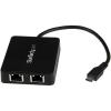 StarTech.com USB C to Dual Port Gigabit Ethernet Adapter with USB 3.0 (Type-A) Port – USB Type-C Gigabit Network Adapter – Black