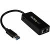 StarTech.com USB C to Gigabit Ethernet Adapter w/USB A Port – White 1Gbps NIC USB 3.0/USB 3.1 Type C Network Adapter – 1GbE USB-C RJ45/LAN TB3 Compatible Windows MacBook Pro Chromebook (US1GC301AUW)(Black)