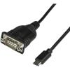 StarTech.com USB C to Serial Adapter Cable 16″ (40cm) – USB Type C to RS232 (DB9) Converter Cable – USB-C Serial Cable for PLCs, Scanners, Printers – Male/Male – Windows/Mac/Linux (ICUSB232C)