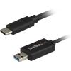 StarTech.com USB C to USB Data Transfer Cable, Mac/Windows, USB 3.0, Windows Easy Transfer Cable, Mac Data Transfer, 2m (6ft) (USBC3LINK)