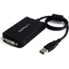 StarTech.com USB to DVI Adapter – 1920×1200 – External Video & Graphics Card – Dual Monitor Display Adapter – Supports Windows (USB2DVIE3) Black(USB 2.0)